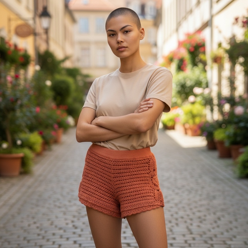 Forever 21 crochet short